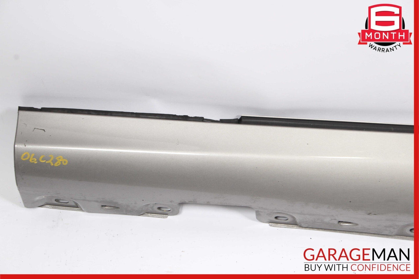 01-07 Mercedes W203 C230 Base Left Side Skirt Rocker Panel Cubanite Silver