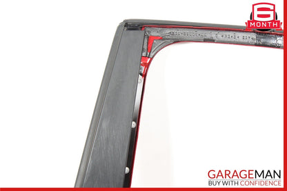 16-23 Jaguar XF Rear Left Driver Side Door Shell Panel Red OEM
