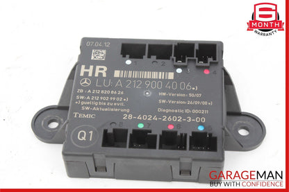08-18 Mercedes GLK350 C250 C300 CLS550 Rear Right Side Door Control Module Unit