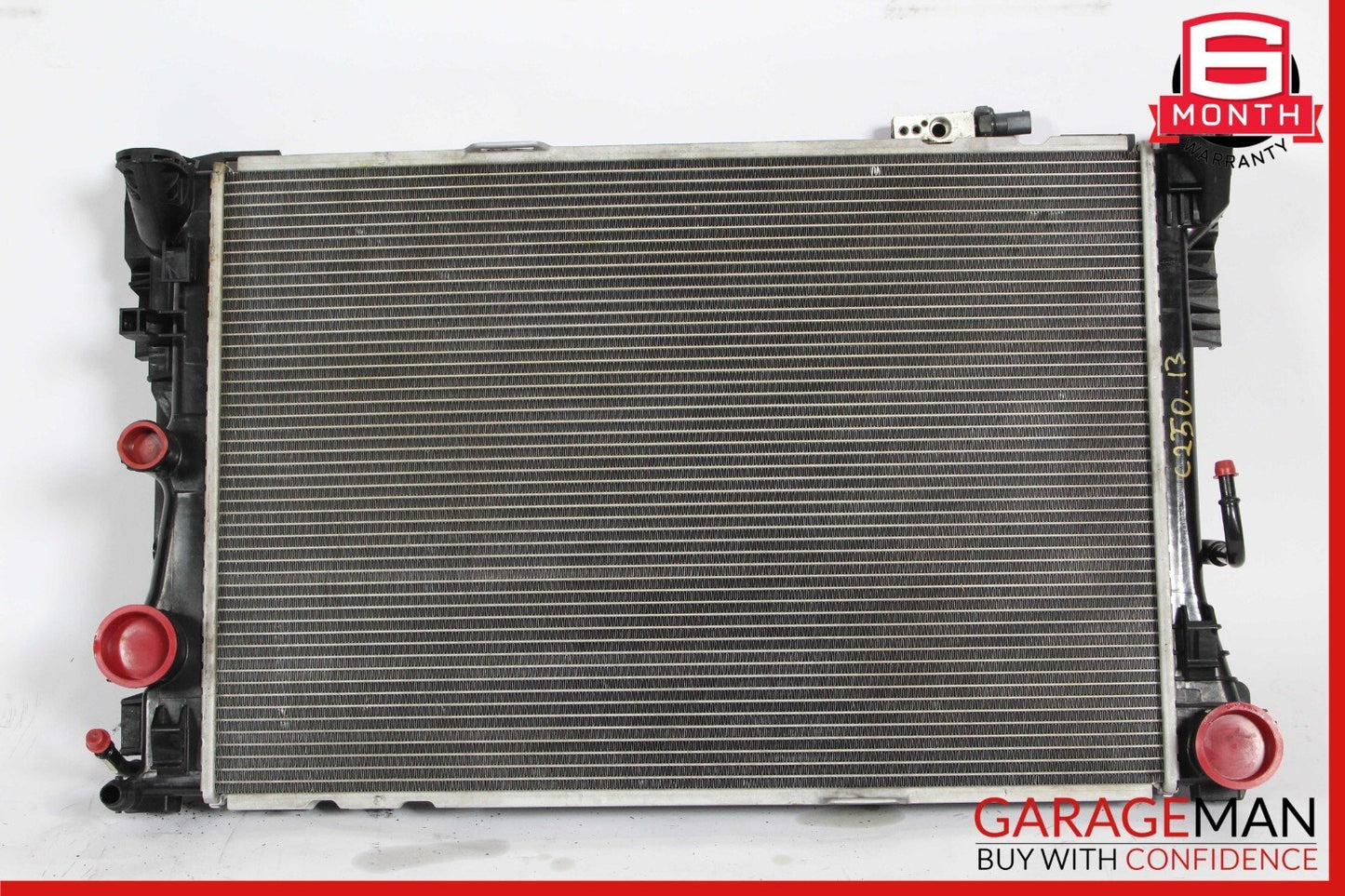 08-15 Mercedes C250 SLK250 Engine Radiator AC A/C Air Condenser Oil Cooler Assy