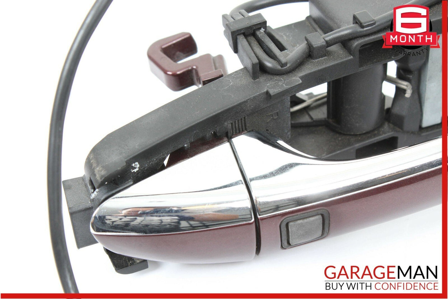 06-11 Mercedes W219 CLS500 Rear Right Side Exterior Door Handle Keyless Go Red