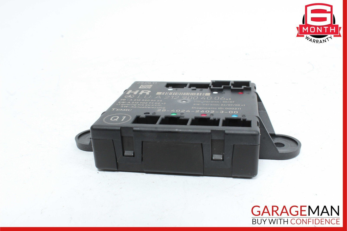 08-14 Mercedes W204 C250 C300 Rear Right Side Door Control Module Unit OEM
