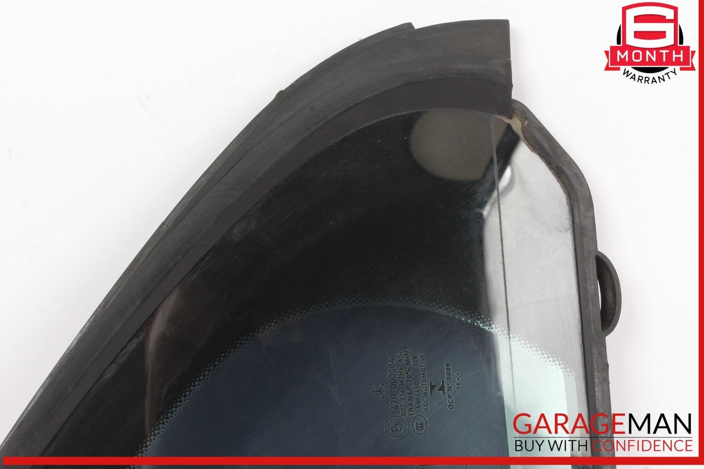 15-20 Mercedes W205 C300 C350e C400 Rear Left Side Door Window Quarter Glass OEM