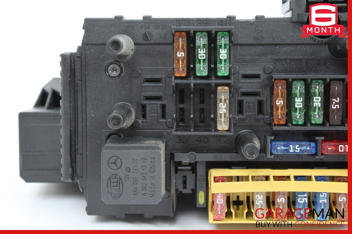 10-18 Mercedes W212 E350 CLS63 Rear SAM Module Relay Fuse Box 2129005001 OEM
