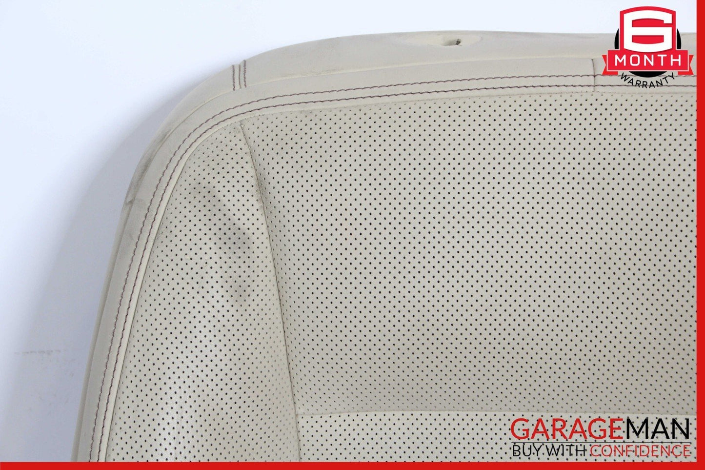 10-13 Mercedes W221 S550 S400 Front Right Top Upper Seat Cushion Cover Beige