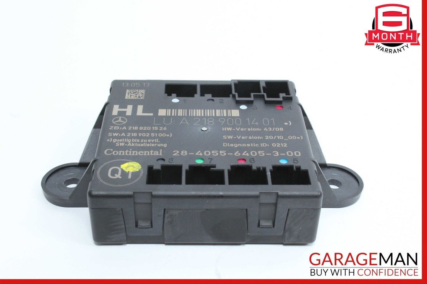 08-15 Mercedes W204 C250 Rear Left Driver Side Door Control Module Q1 OEM