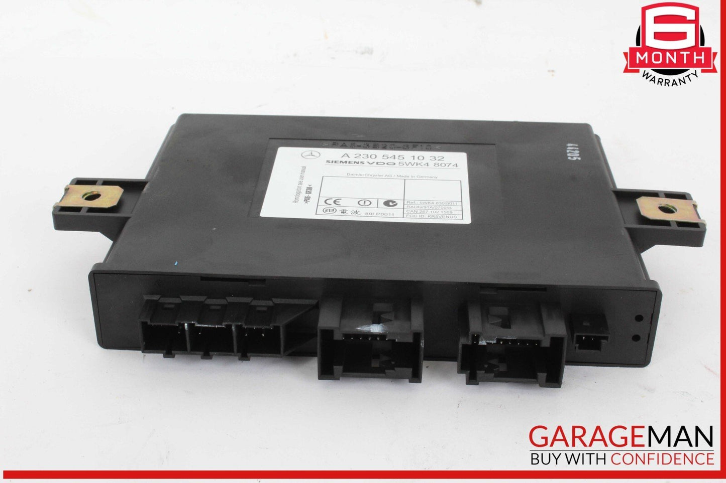 00-03 Mercedes W220 S500 CL55 Keyless Go Entry Control Module 2305451032 OEM
