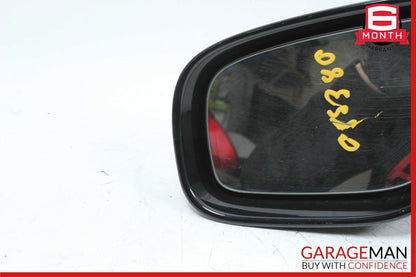 07-09 Mercedes W211 E350 E550 Front Left Side Mirror Door Rear View Black OEM