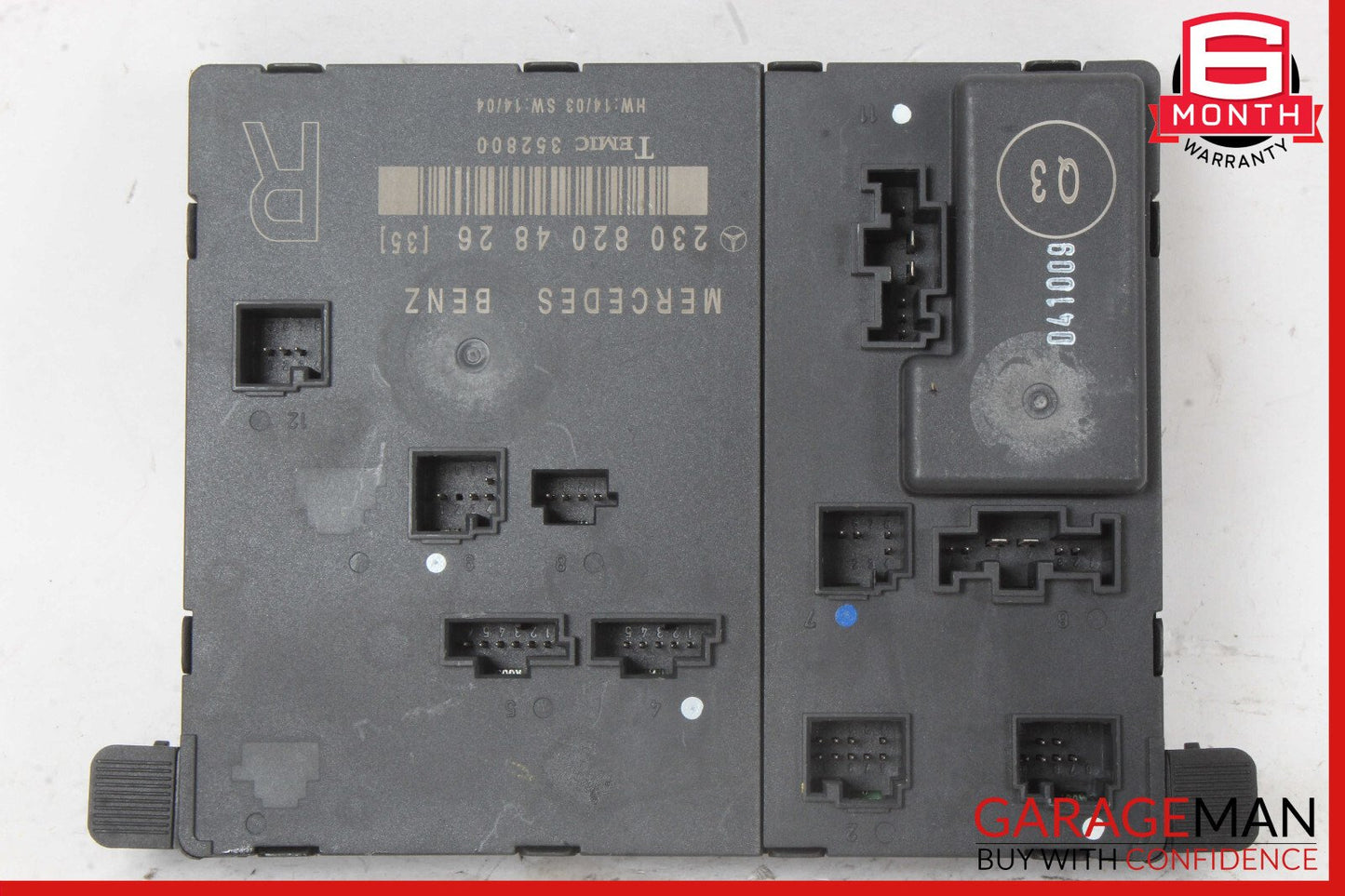 03-12 Mercedes R230 SL550 SL55 SL600 Front Right Side Door Control Module OEM