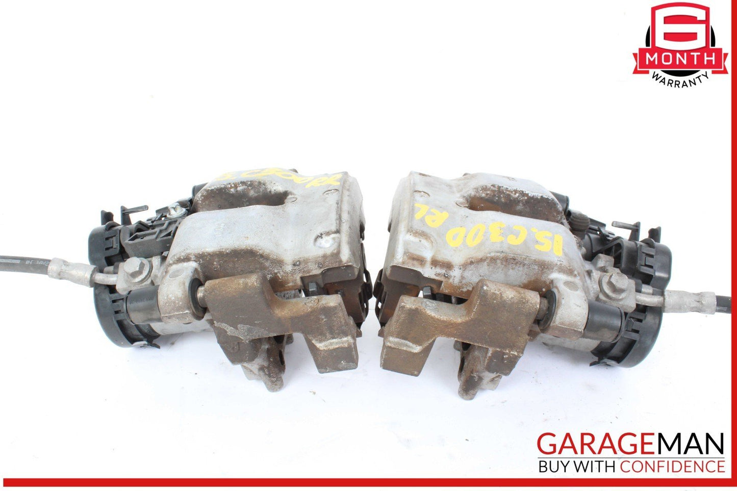 15-20 Mercedes W205 C300 C400 Rear Right & Left Side Brake Calipers Set of 2 Pc