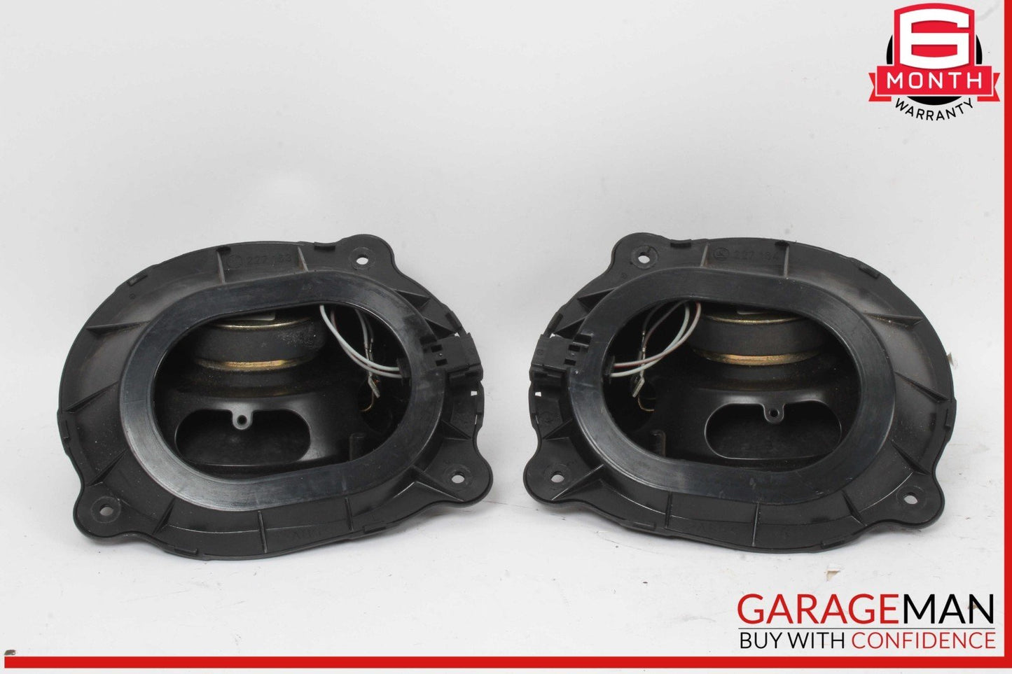 97-04 Mercedes R170 SLK230 SLK320 Rear Right & Left Door Sound Speakers Set OEM