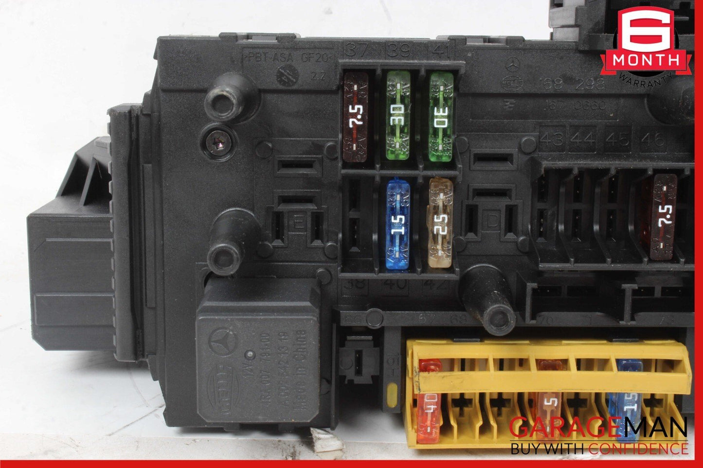 12-16 Mercedes R172 SLK250 SLK350 SLK55 AMG Rear Fuse Relay Box Module Assy OEM