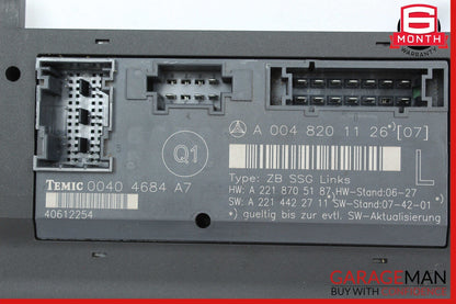 07-13 Mercedes W221 S550 S63 AMG Front Left Driver Under Seat Control Unit OEM