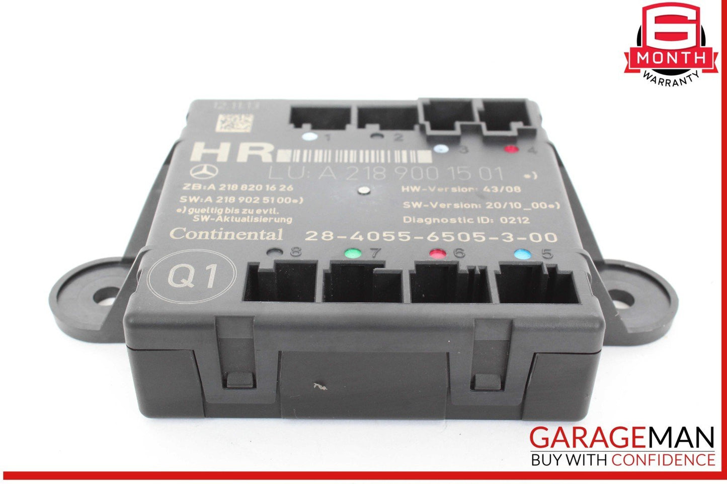 08-18 Mercedes W204 C250 Rear Right Passenger Side Door Control Module Unit OEM