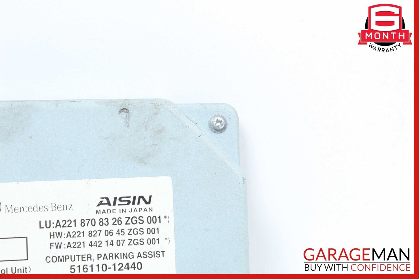 07-14 Mercedes W221 S600 CL550 Rear View Backup Camera Control Module Unit