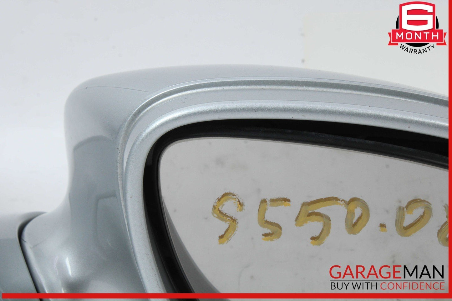 07-09 Mercedes W221 S550 S600 Front Right Side Door Rear View Mirror Silver OEM