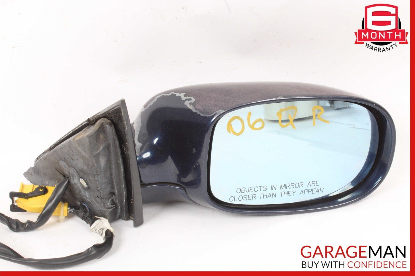 05-08 Maserati Quattroporte M139 Front Right Side Mirror Door Rear View OEM