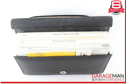 98-05 Mercedes W163 ML430 ML320 Operator's Owner Manual Guide Book Case Assembly
