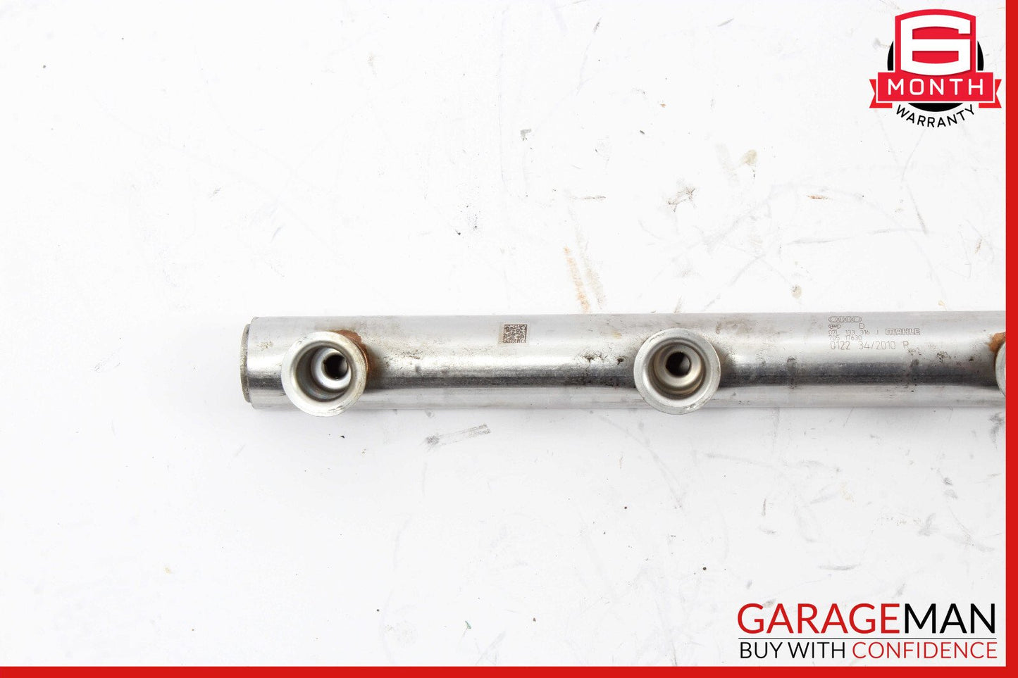 10-15 Audi R8 Right Fuel Injector Rail 07L133316 OEM