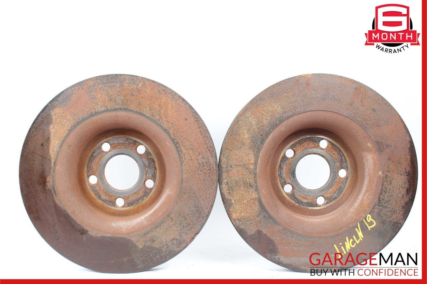 19-21 Lincoln Nautilus Front Right & Left Side Brake Rotor Disc Set of 2 Pc OEM