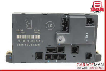 06-11 Mercedes W219 CLS500 Front Right Side Door Controller Module Unit OEM