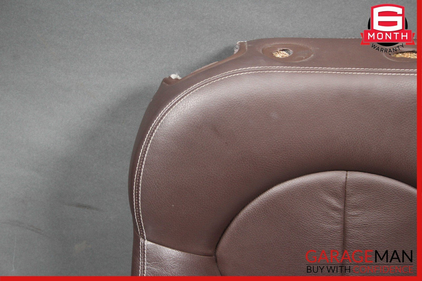 03-09 Mercedes W209 CLK320 CLK500 Front Right Side Top Upper Seat Cushion Brown