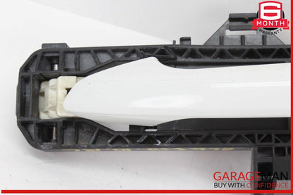 10-15 Mercedes X204 GLK350 4MATIC Rear Left Side Exterior Door Handle White OEM