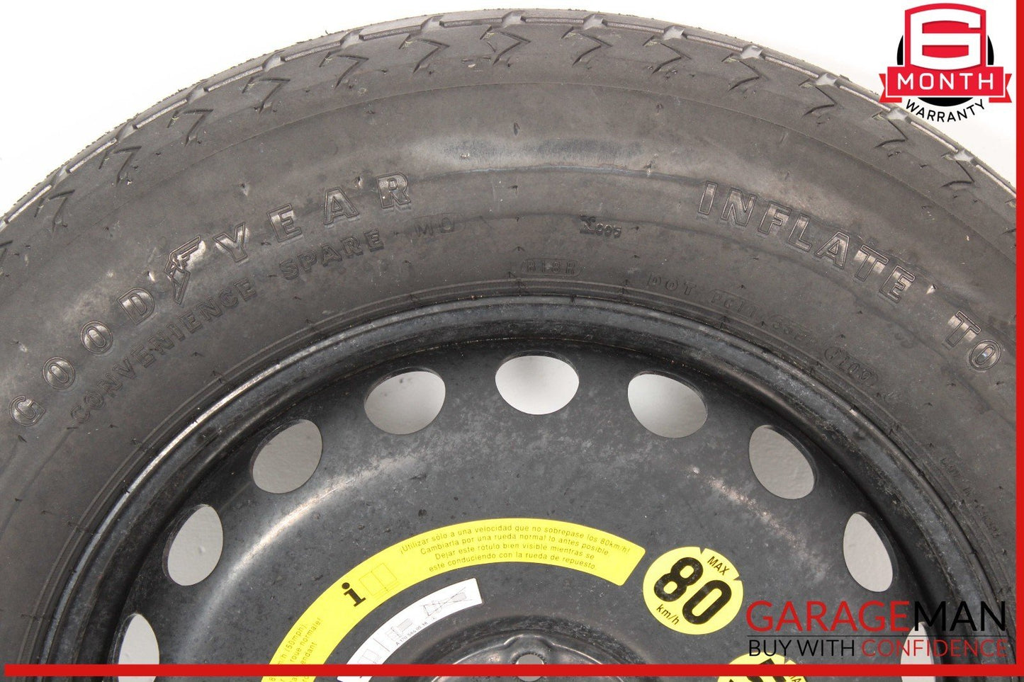 07-20 Mercedes X164 GL450 ML550 Emergency Spare Tire Wheel Donut Rim 19" 19 OEM