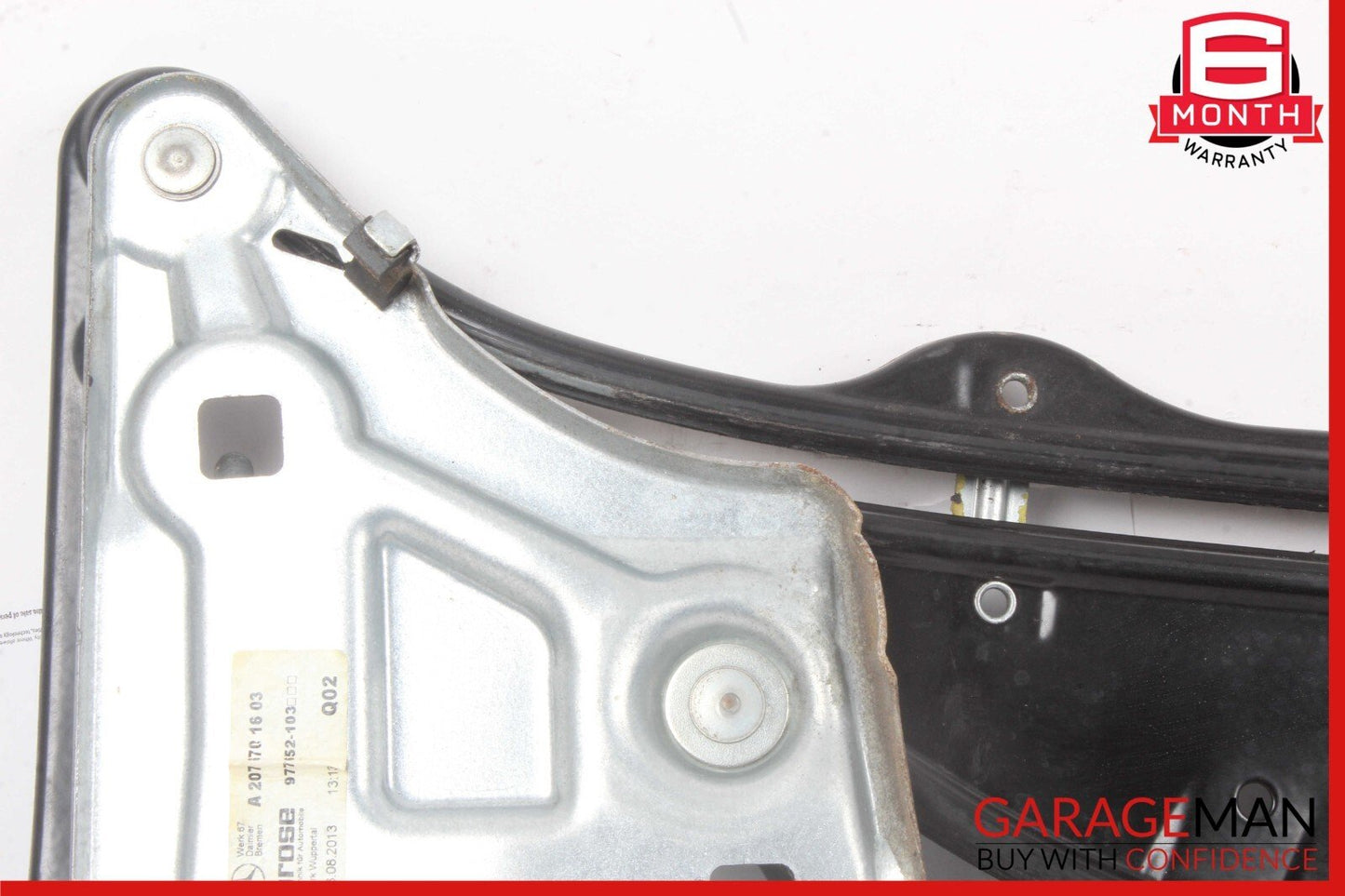 10-16 Mercedes W207 E350 E400 Rear Right Window Regulator Motor Plate Frame OEM