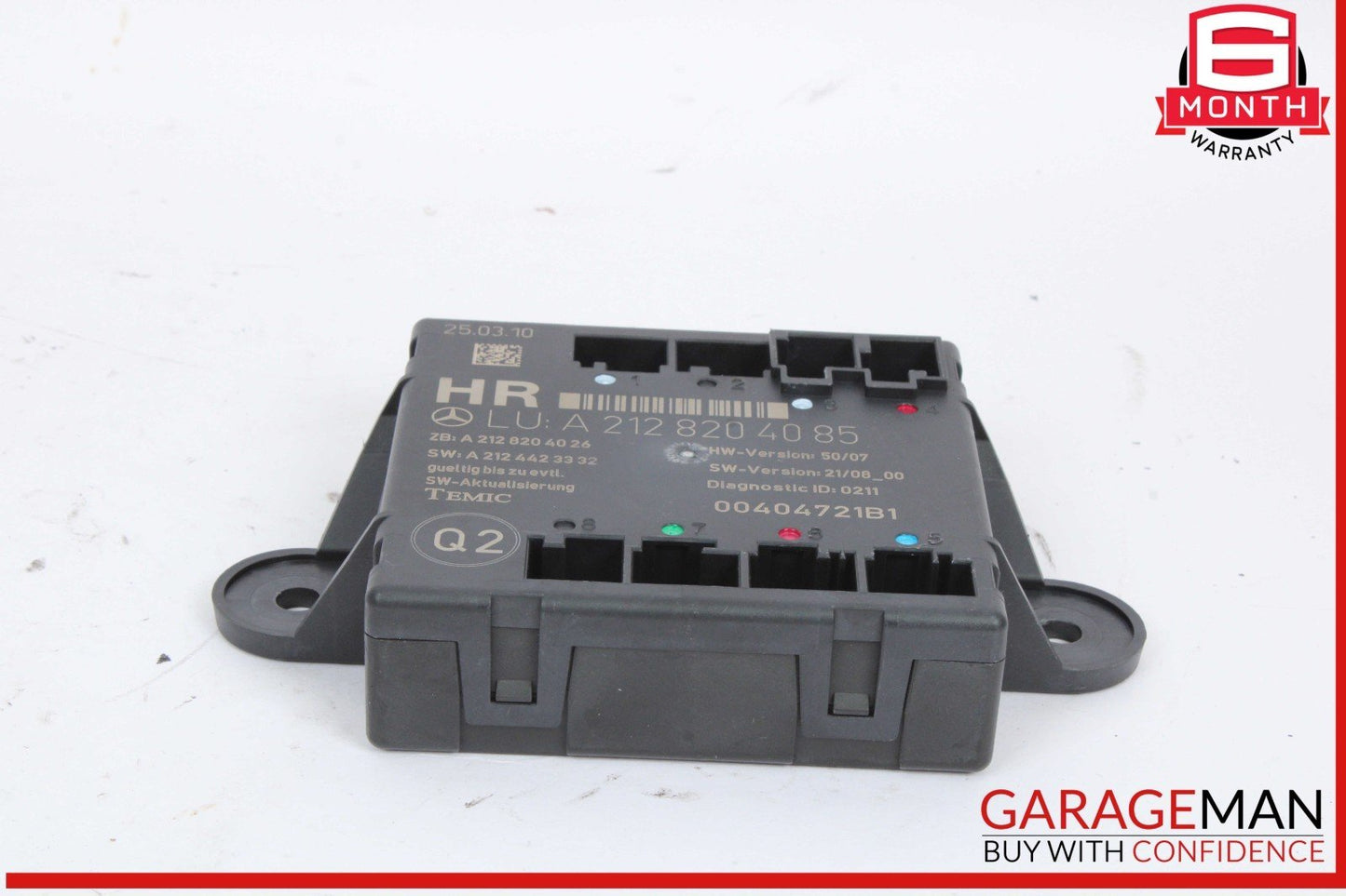 08-18 Mercedes W212 E350 Rear Right Passenger Side Door Control Module Unit OEM
