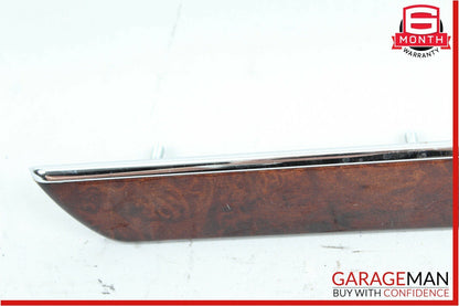 06-12 Mercedes X164 GL450 Front Left Side Dash Instrument Panel Trim Bezel Wood