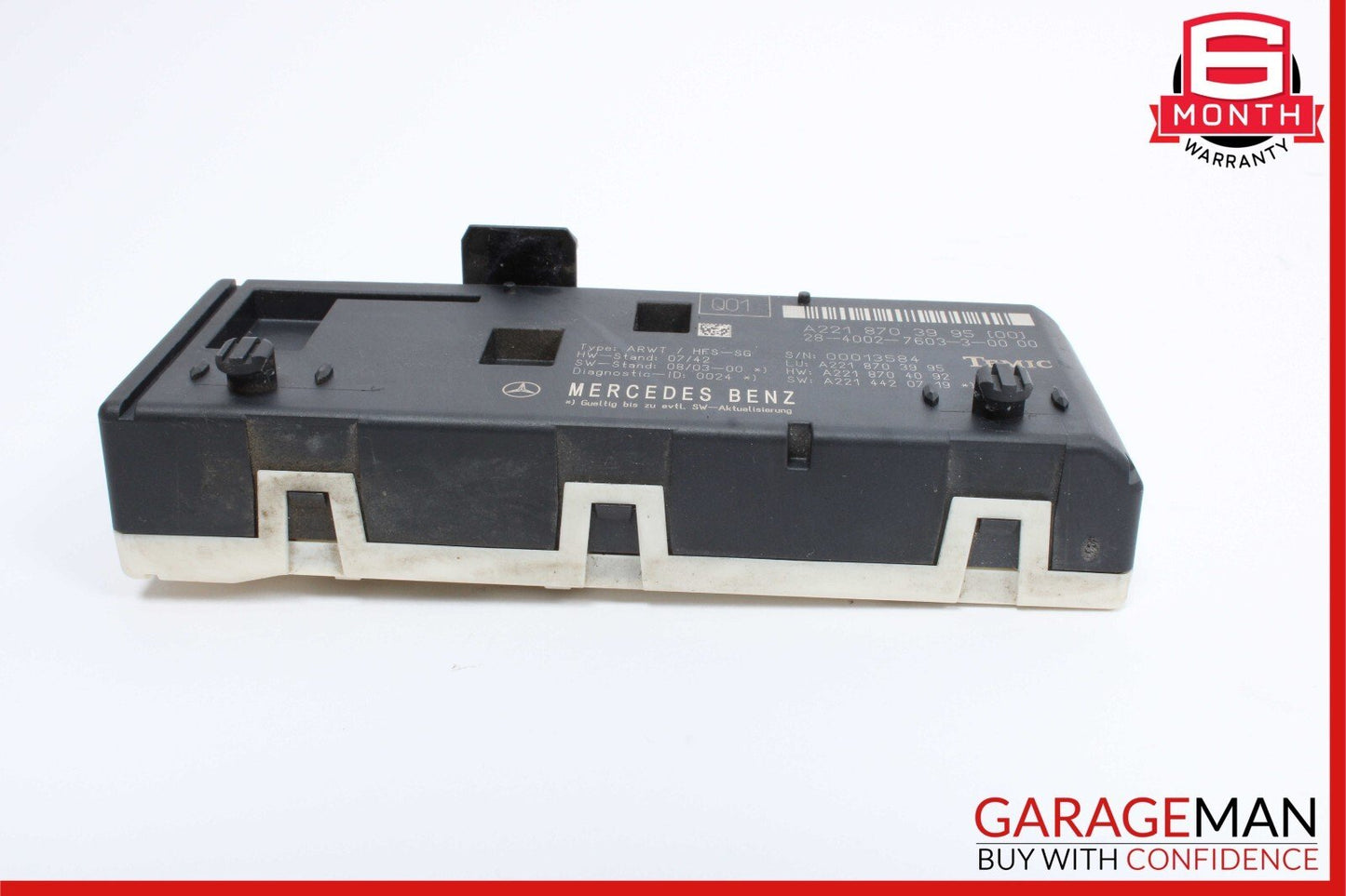 07-14 Mercedes W221 S550 CL550 Trunk Release Remote Open Close Module Unit OEM