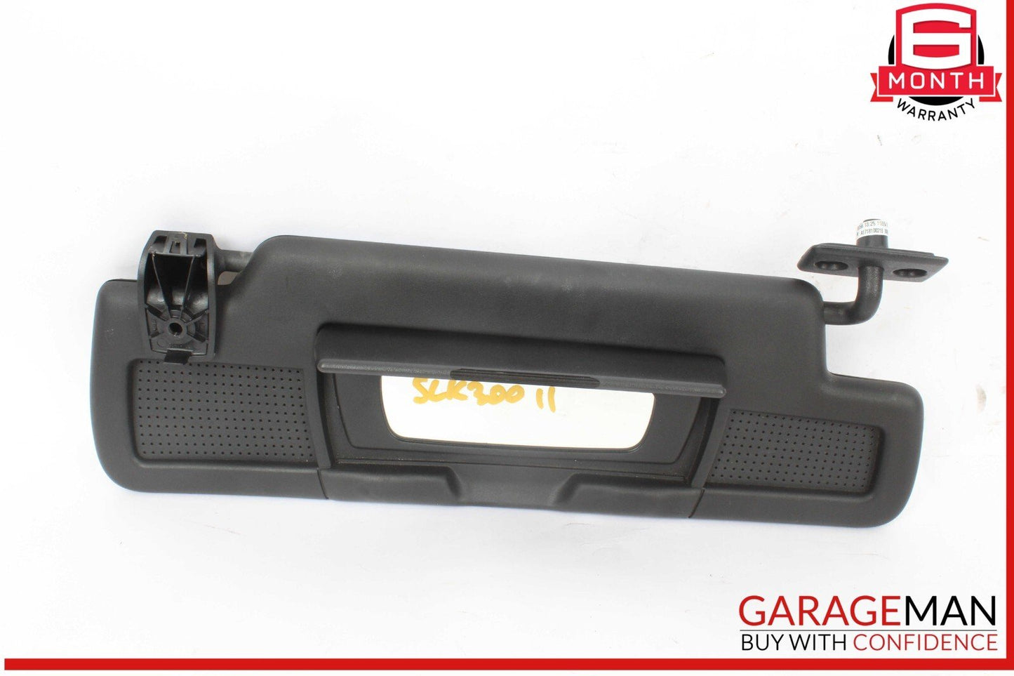 05-11 Mercedes R171 SLK300 Front Right Side Sun Visor Sunvisor Shade Black OEM
