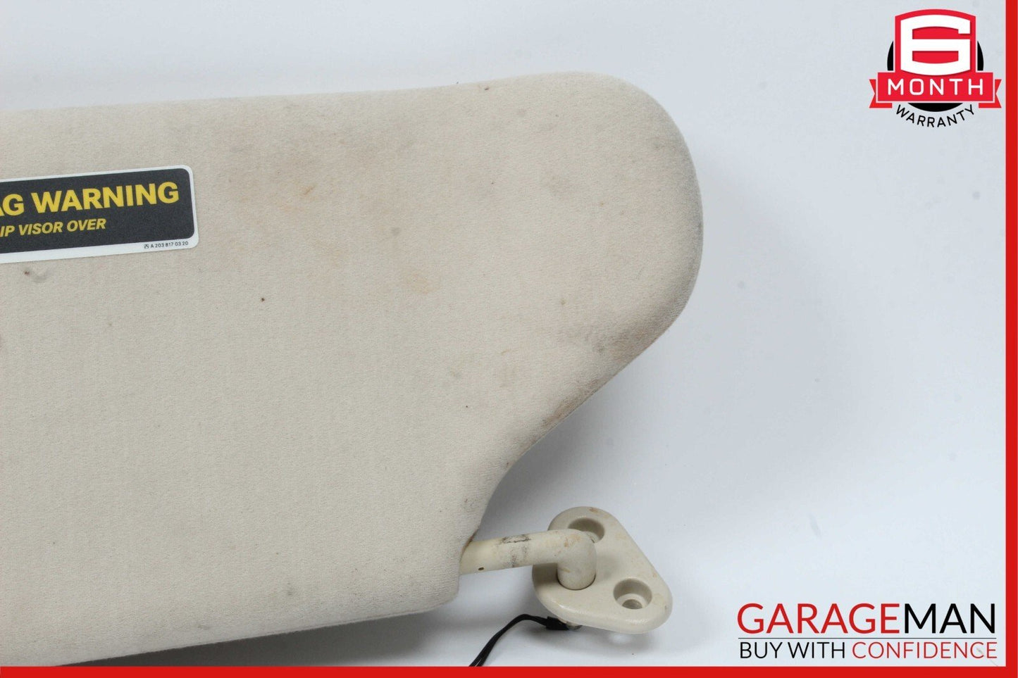98-05 Mercedes W163 ML350 ML500 Front Right Side Sunvisor Sun Visor Shade OEM