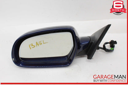 08-17 Audi A5 S5 Front Left Driver Side Door Rear View Mirror Blue OEM