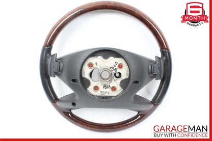 10-13 Mercedes W221 S550 S63 AMG Steering Wheel w/ Paddle Shifters Assembly Wood