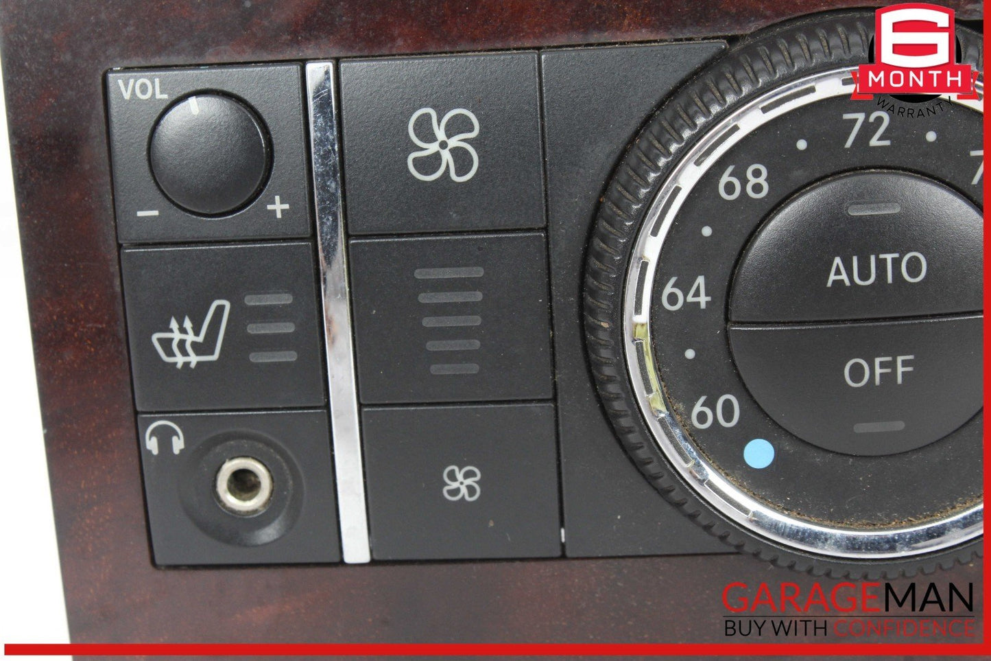 06-09 Mercedes W251 R500 R350 Heater Climate Control Switch W/ Trim Bezel OEM