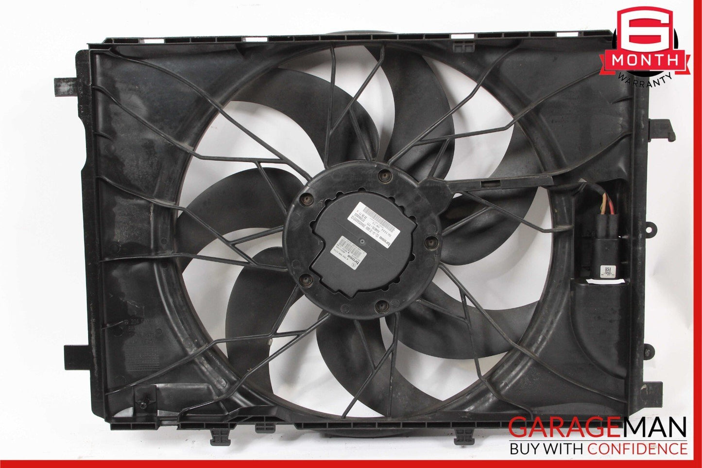 08-18 Mercedes C350 SLK350 CLS400 E350 Engine Cooling Fan Shroud Motor Assembly
