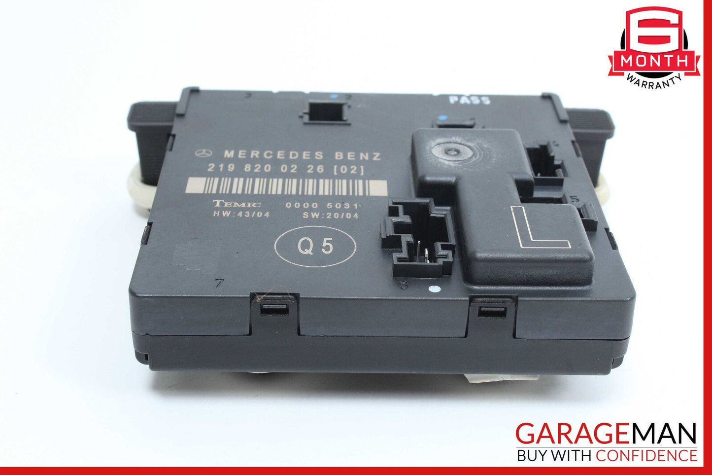 06-11 Mercedes W219 CLS550 Rear Left Door Control Module 2198200226 OEM