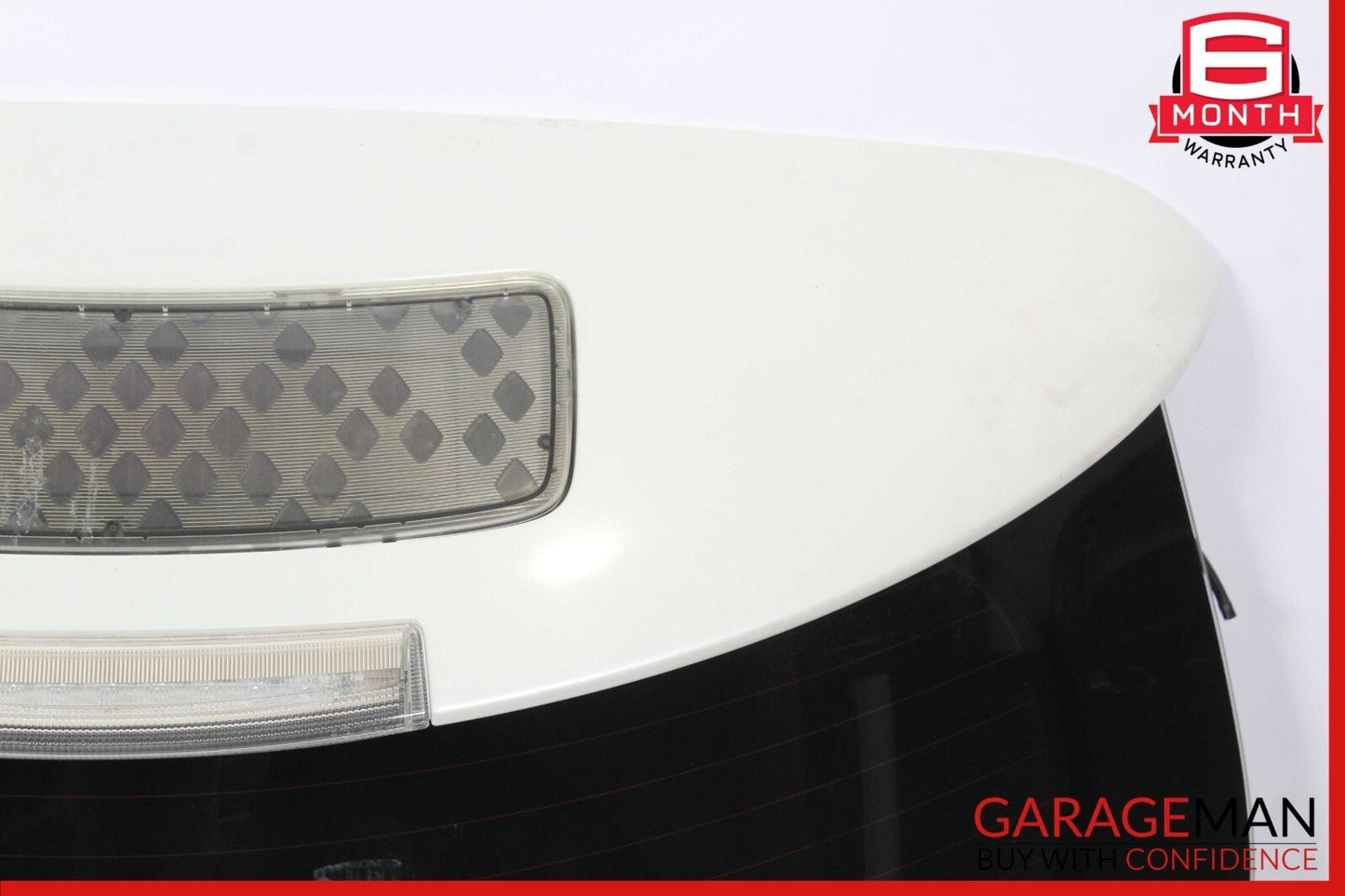 11-12 Nissan Leaf Rear Door Deck Liftgate Tailgate Trunk Lid White OEM