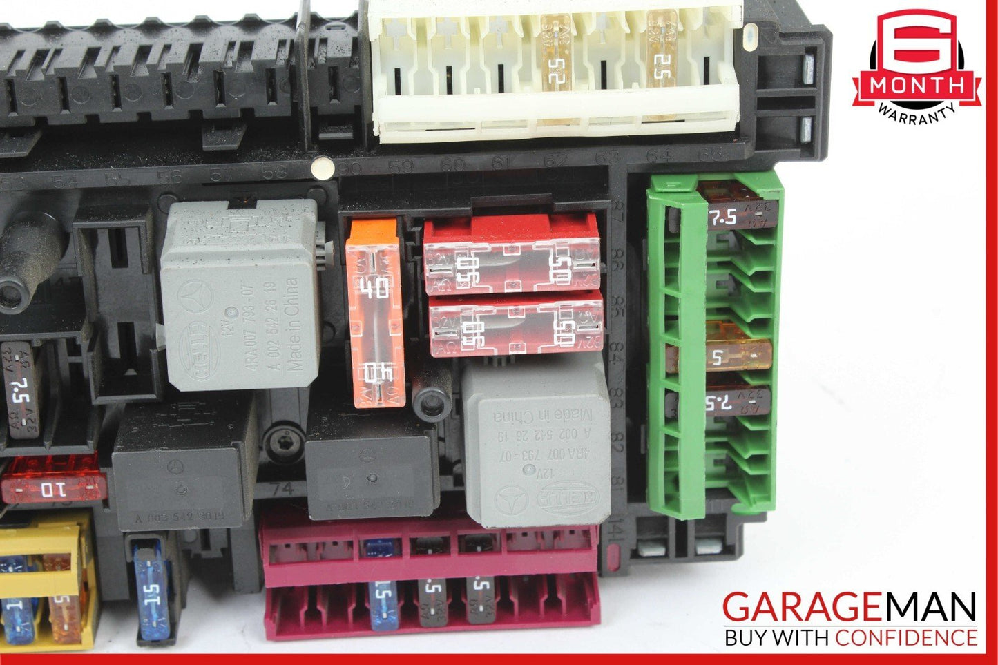 10-11 Mercedes W212 E350 E550 Rear SAM Module Fuse Box Relay 2129060605 OEM