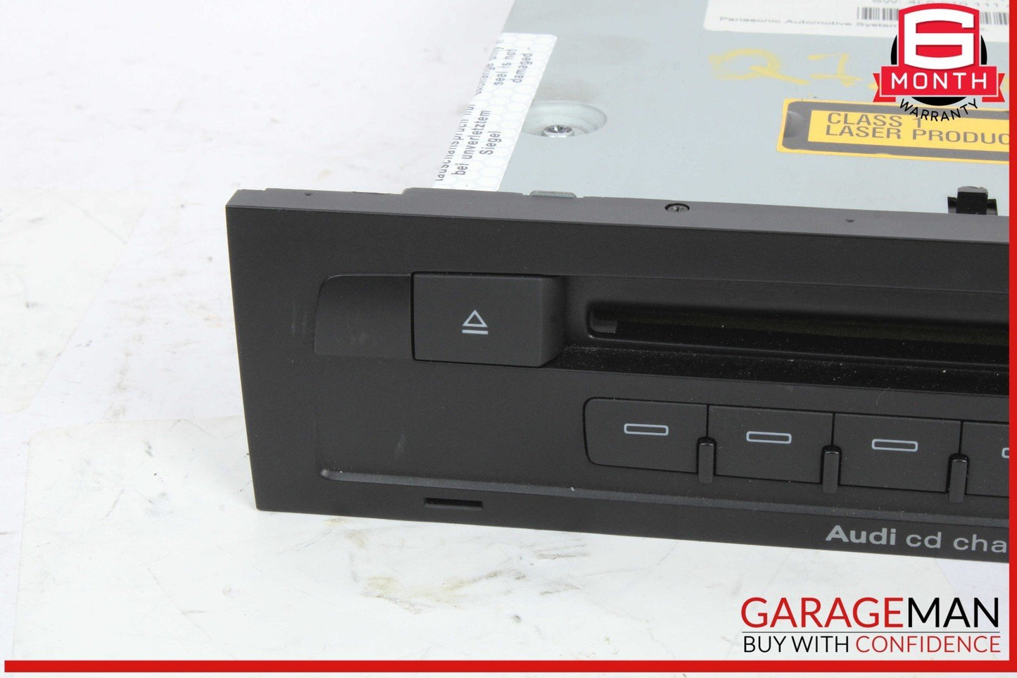 07-09 Audi Q7 Front Dash Audio Radio 6 Disc CD Changer Player 4L0035111 OEM