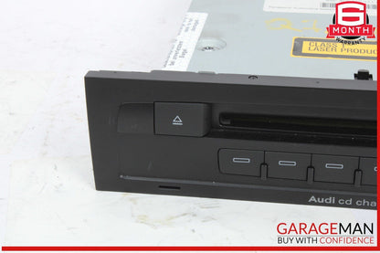 07-09 Audi Q7 Front Dash Audio Radio 6 Disc CD Changer Player 4L0035111 OEM