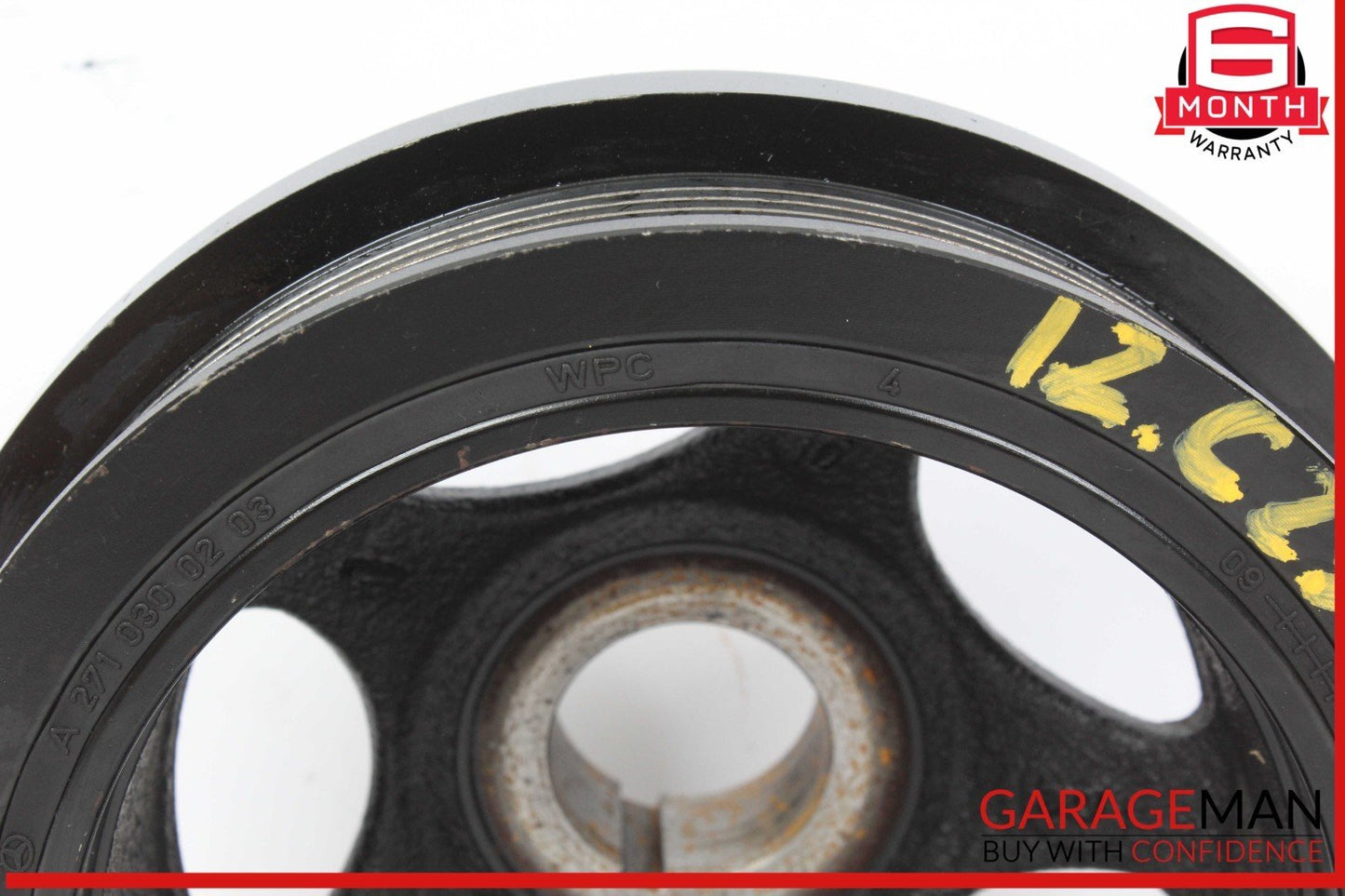 12-15 Mercedes W204 C250 SLK250 Engine Motor Crankshaft Harmonic Balancer Pulley
