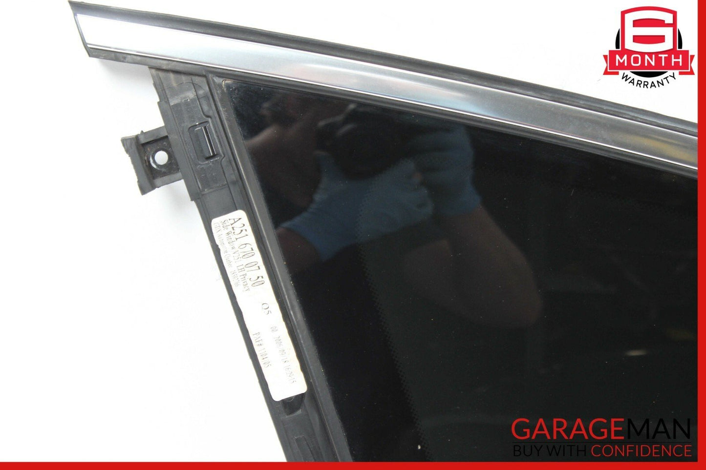 06-13 Mercedes W251 R320 Rear Left Side Door Quarter Window Auto Glass
