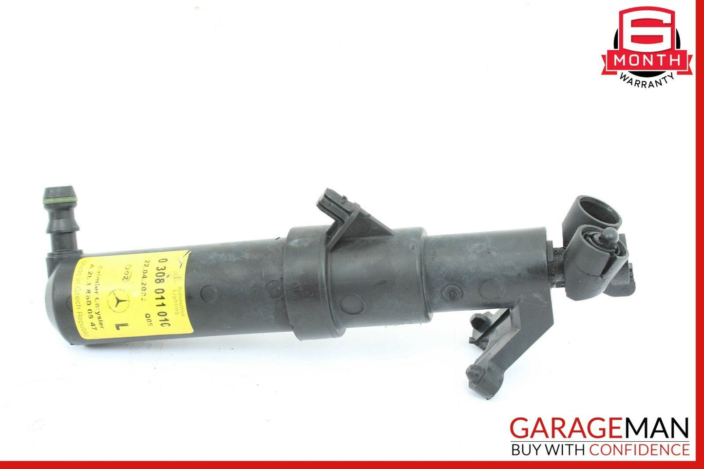 01-07 Mercedes W203 C230 C320 Headlight Washer Fluid Nozzle Left & Right Set OEM
