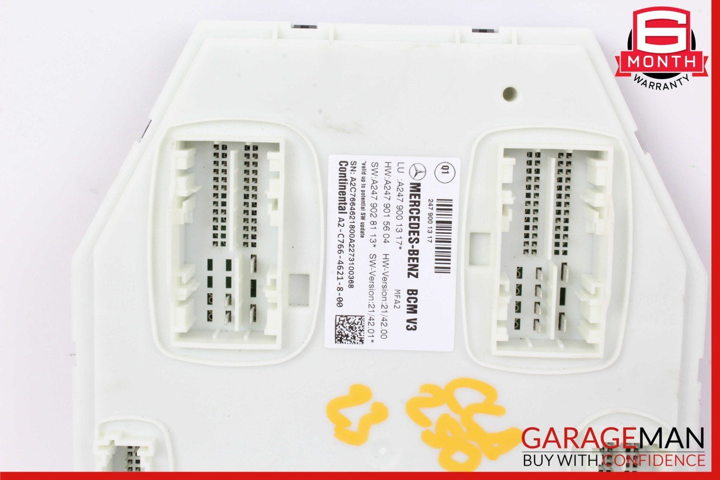 20-23 Mercedes W118 CLA250 BCM Body Computer Control Module Unit 2479001317 OEM