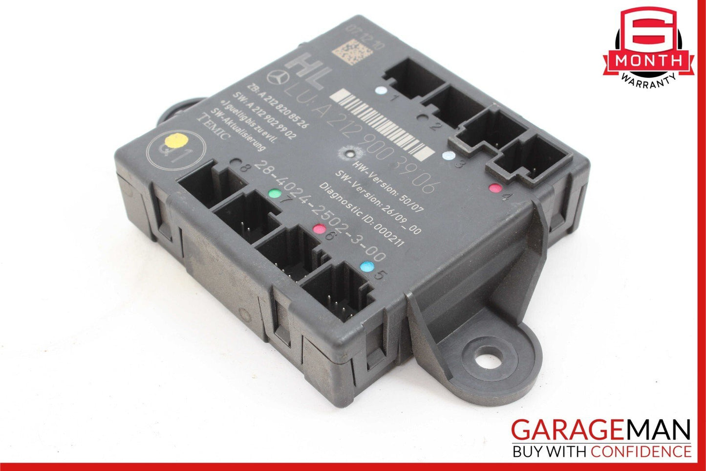 08-18 Mercedes W212 E350 C300 CLS550 Rear Left Side Door Control Module OEM