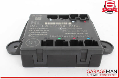 08-18 Mercedes W212 E350 Bluetec Rear Left Side Door Control Module 2129003906
