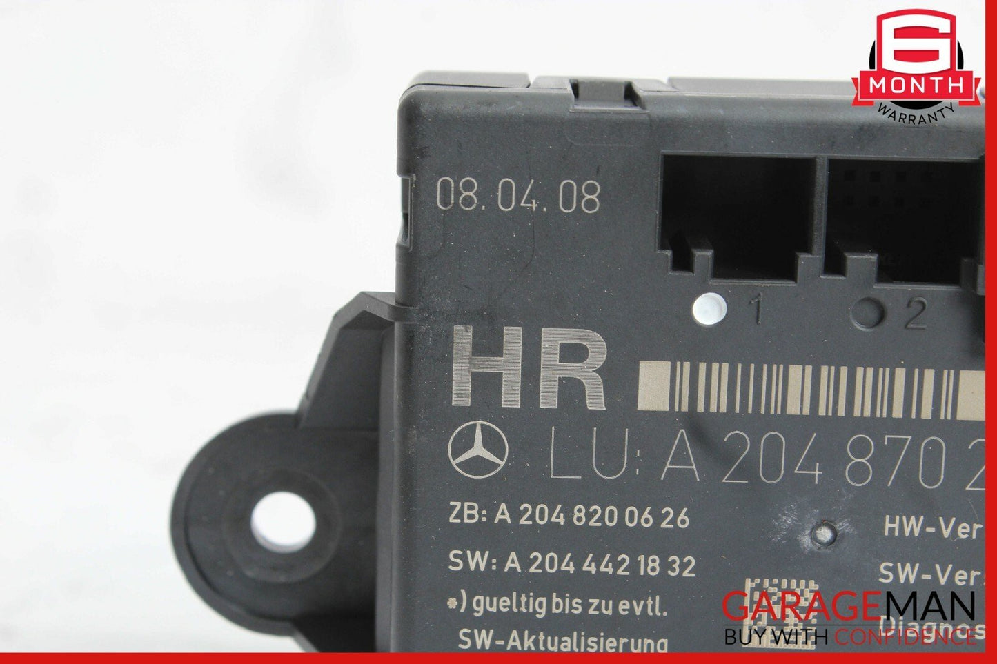 08-14 Mercedes W204 C300 C350 Rear Right Side Door Control Module 2048702526 OEM